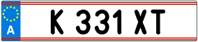 Truck License Plate